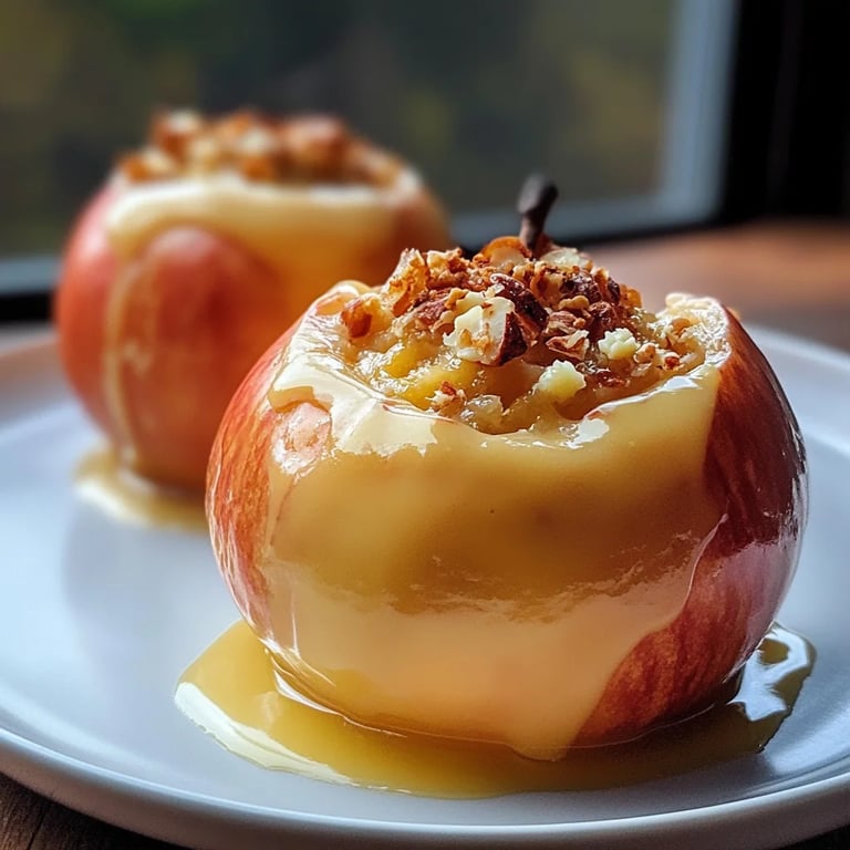 Bratapfel mit Marzipan-Nuss-Füllung