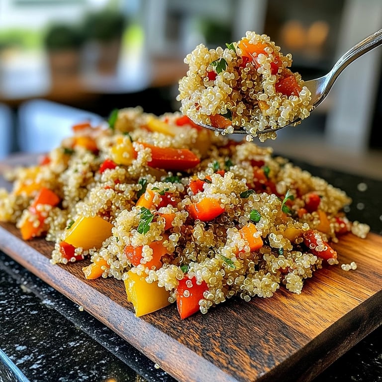 Winterlicher Gesund-&-Leicht-Quinoasalat mit Ofengemüse