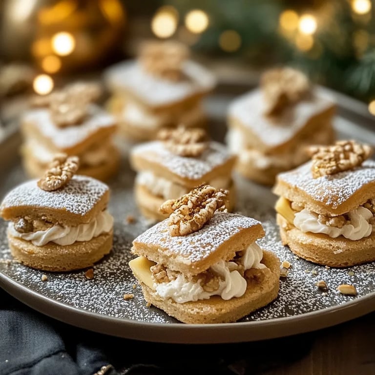 Gefüllte Walnussplätzchen