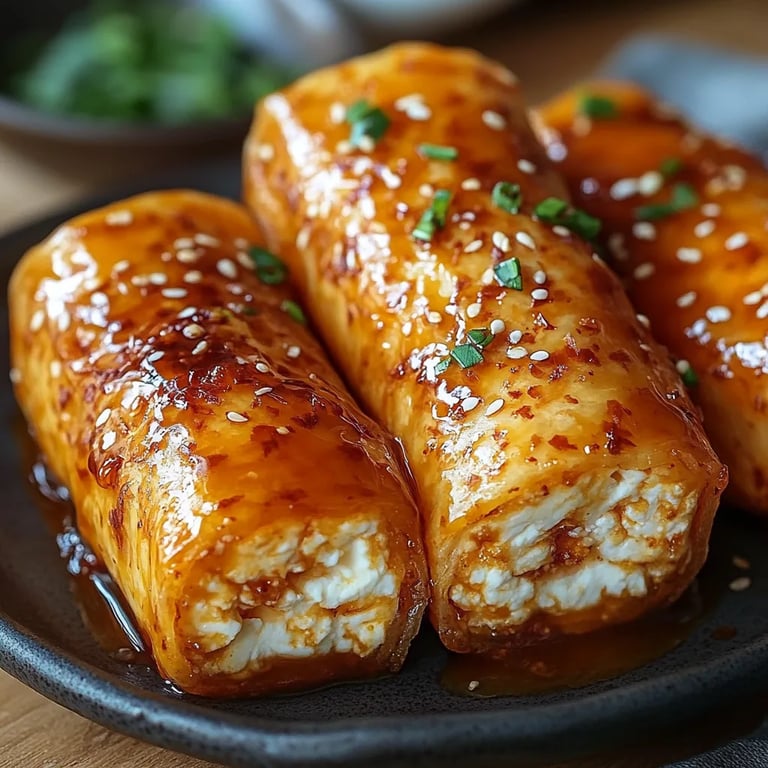 Oven Fried Feta Rolls with Chili Honey: An Amazing Ultimate Recipe