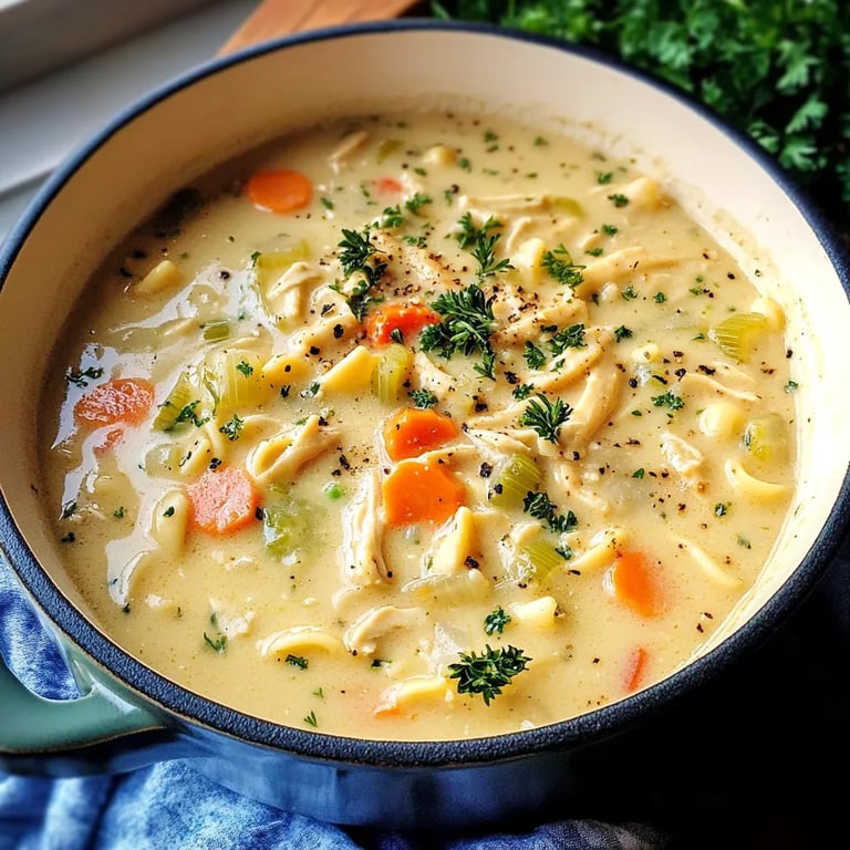Creamy Chicken Noodle Soup