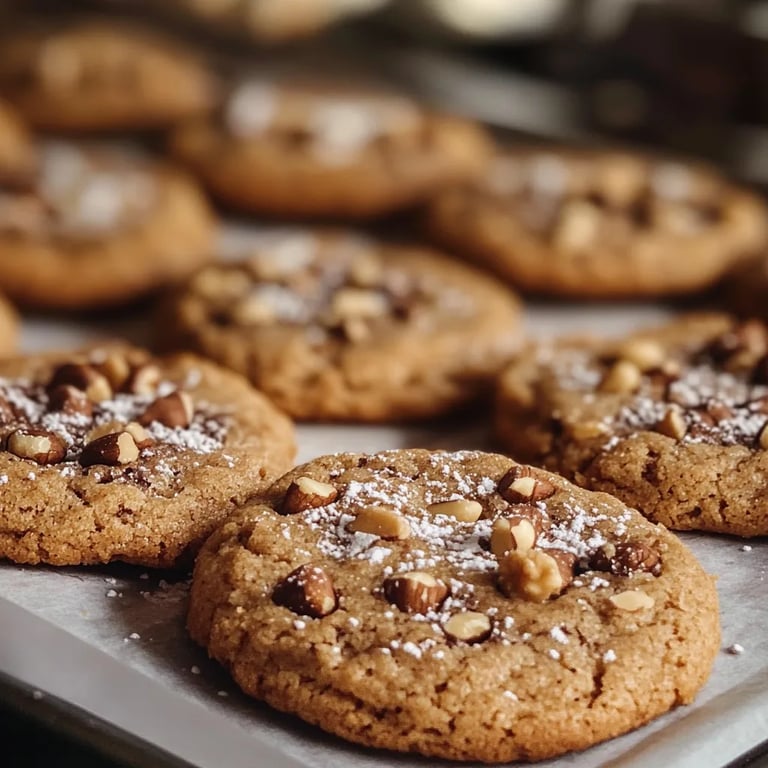 Schokoladenkekse mit Walnüssen