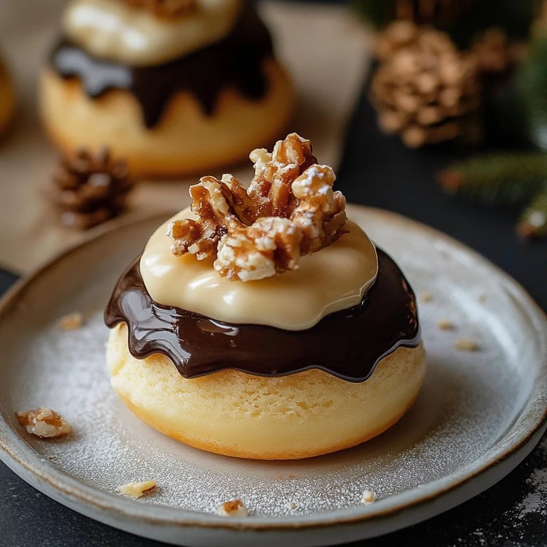 Omas Walnuss Marzipan-Plätzchen