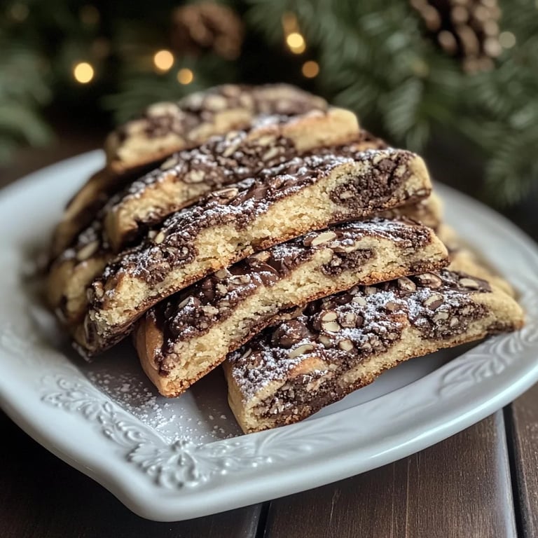 Baumstamm-Plätzchen