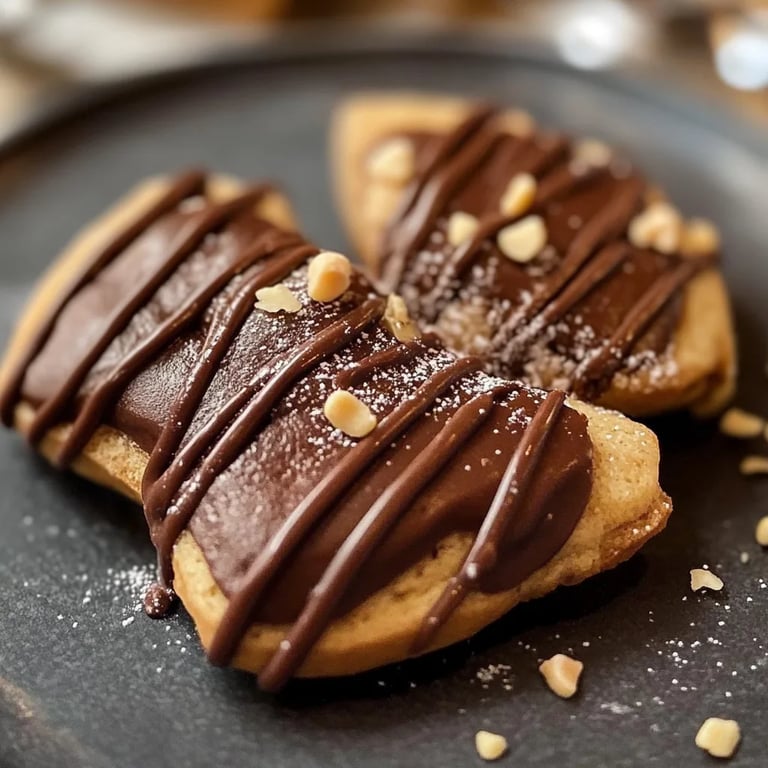 Nutella Plätzchen für Weihnachten