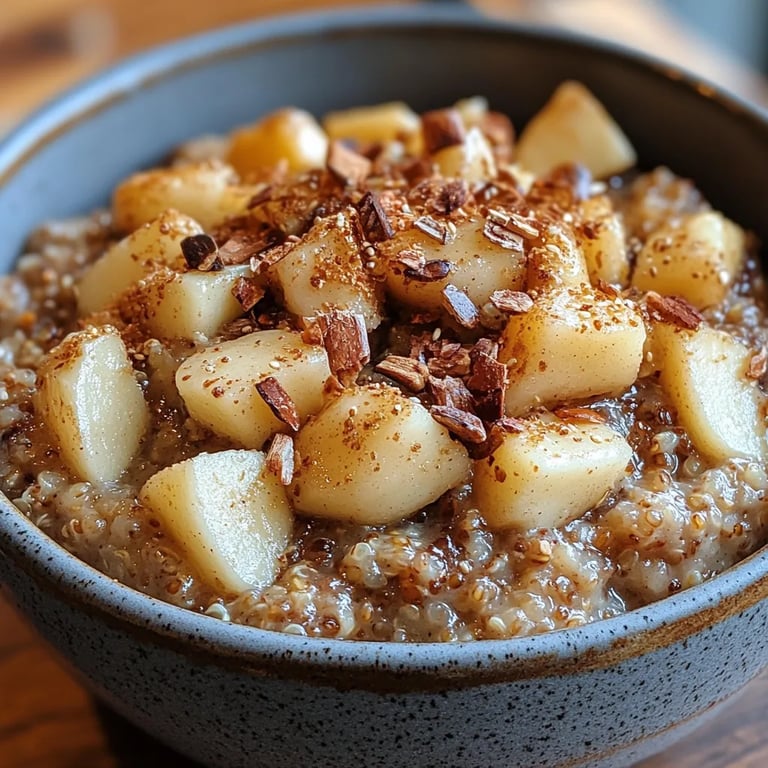 Zimt-Apfel-Frühstücks-Quinoa: Ein Unglaubliches Ultimatives Rezept für 4 Personen