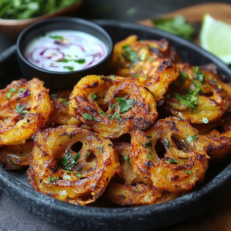 Indische Zwiebel-Bhaji: Ein Unglaubliches Ultimatives Rezept für 4 Personen