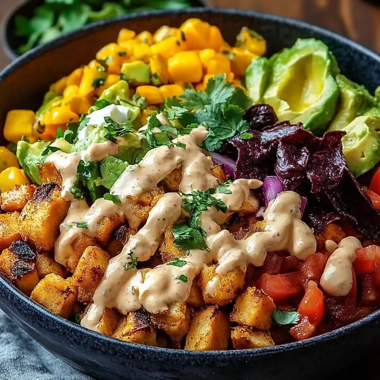 Süßkartoffel Burrito Bowl