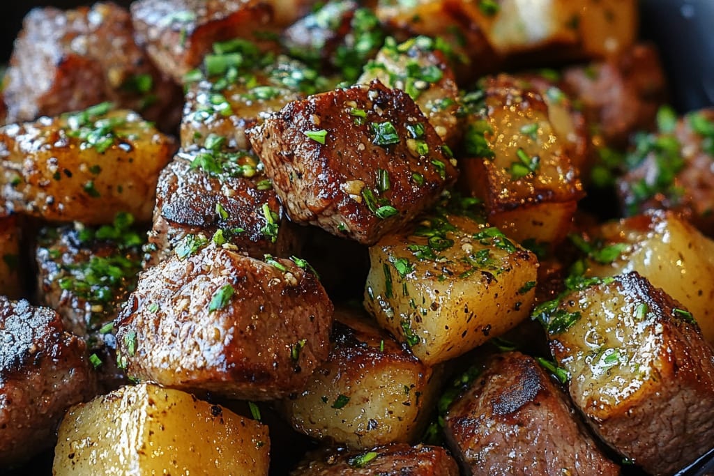 Steakstücke mit Knoblauchbutter: Ein Unglaubliches Ultimatives Rezept für 4 Personen