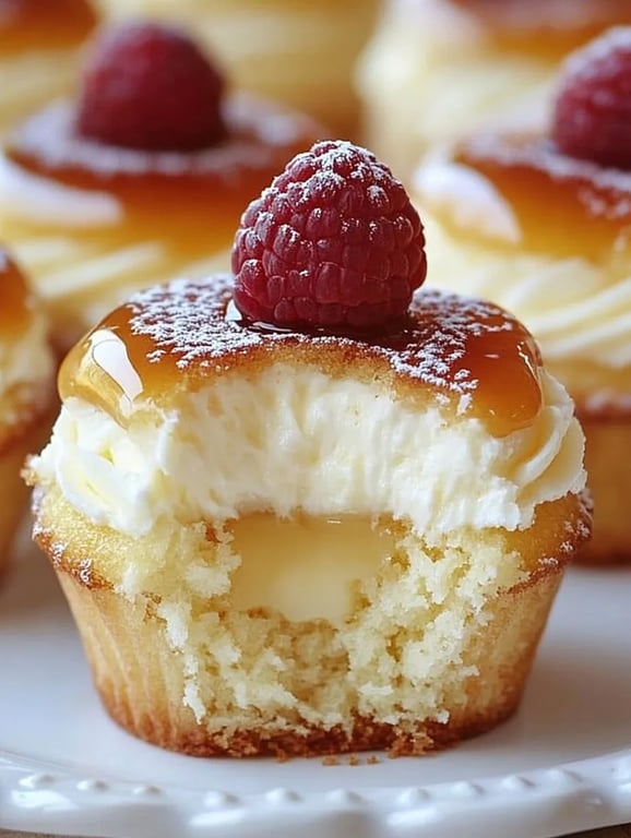 Delicious Vanilla Bean Crème Brûlée Cheesecake Cupcakes Recipe