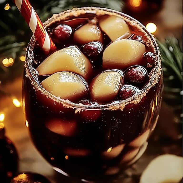 Alkoholfreier Weihnachtssangria