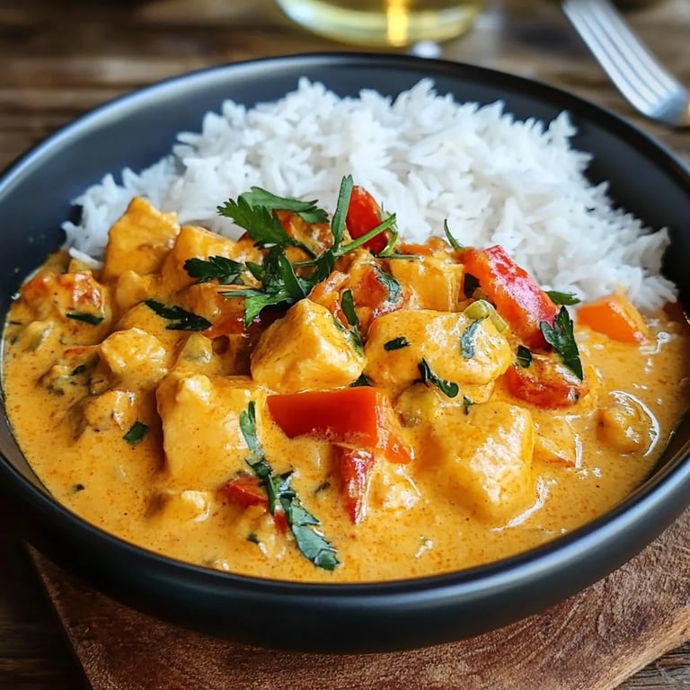 Scharf Kürbis-Curry mit Kokosmilch