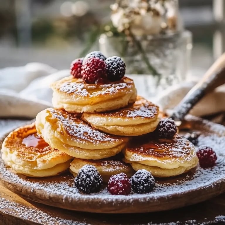 Poffertjes wie vom Weihnachtsmarkt