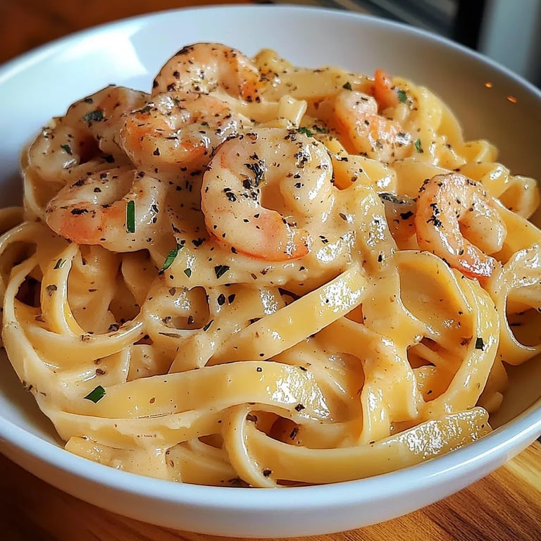 Krämig Räk Fettuccine Pasta: Ett Fantastiskt Ultimat Recept