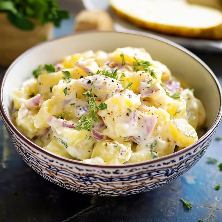 Kartoffelsalat mit Mayonnaise