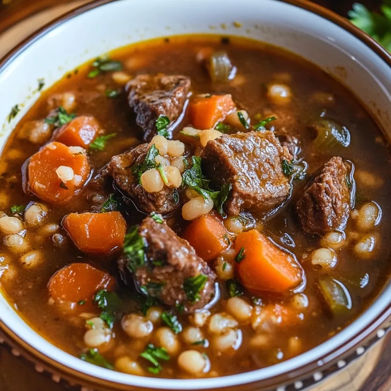 Beef Barley Soup