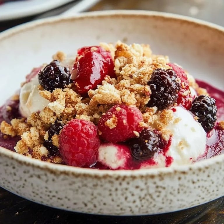 Kirsch-Crumble