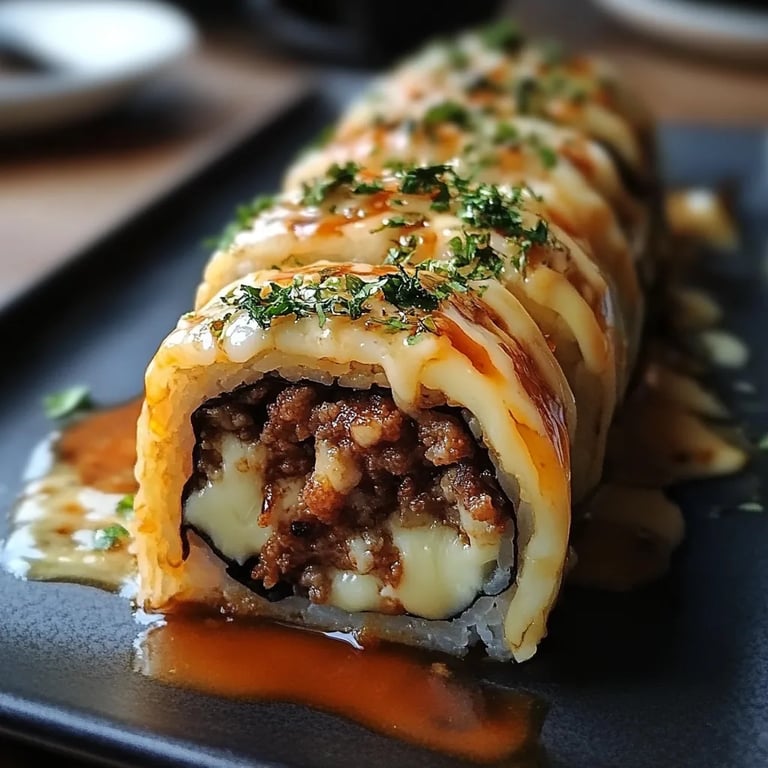 Hackfleisch-Käse-Rolle: Ein Unglaubliches Ultimatives Rezept für 4 Personen