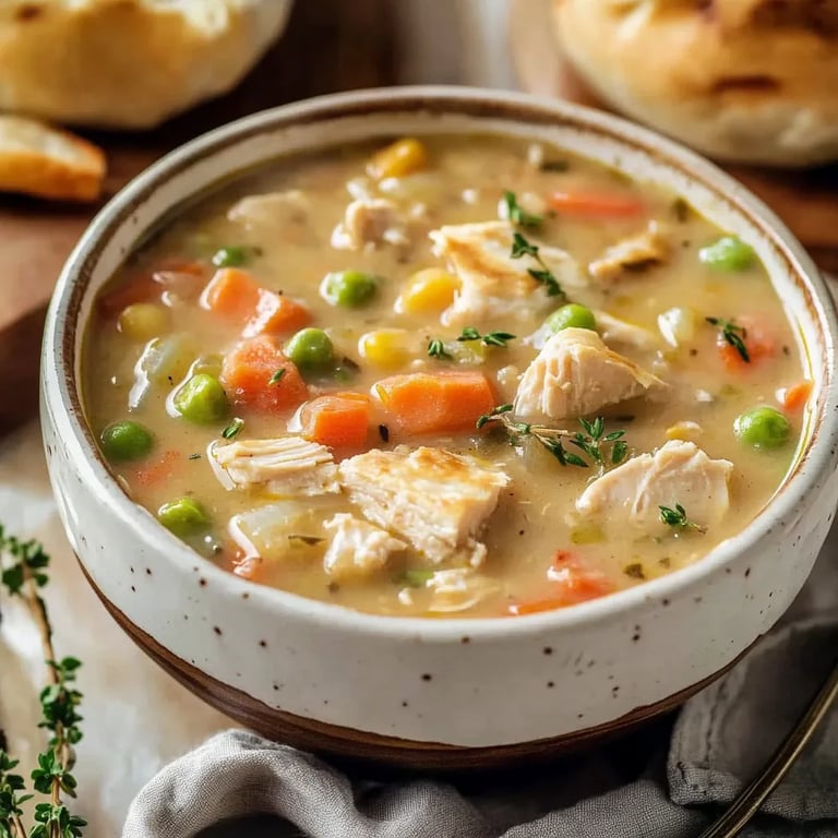 Chicken Pot Pie Soup Recipe