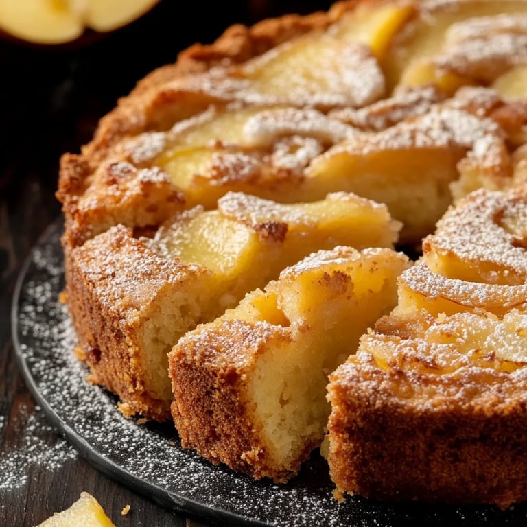 Saftiger Apfelkuchen aus der Kastenform