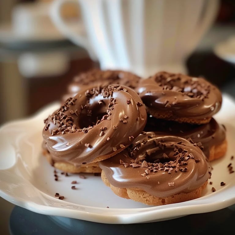 Einfaches Schokoladen-Spritzgebäck