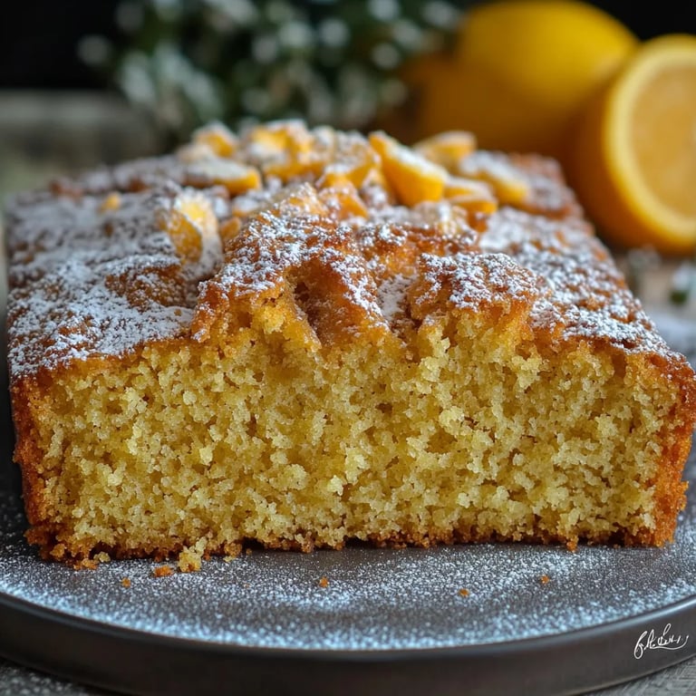 Saftiger Orangenkuchen mit Mandeln