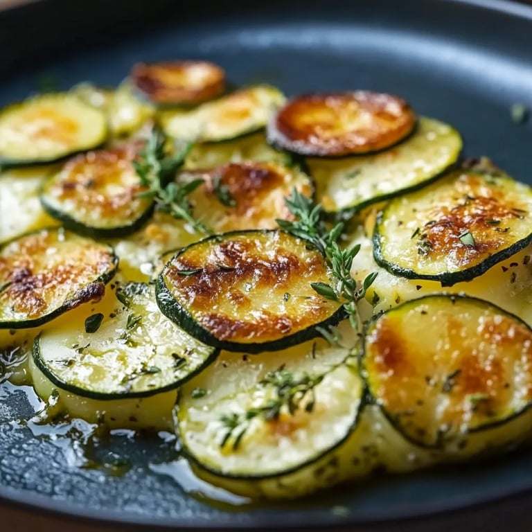 Bunter Kartoffel-Zucchini-Auflauf