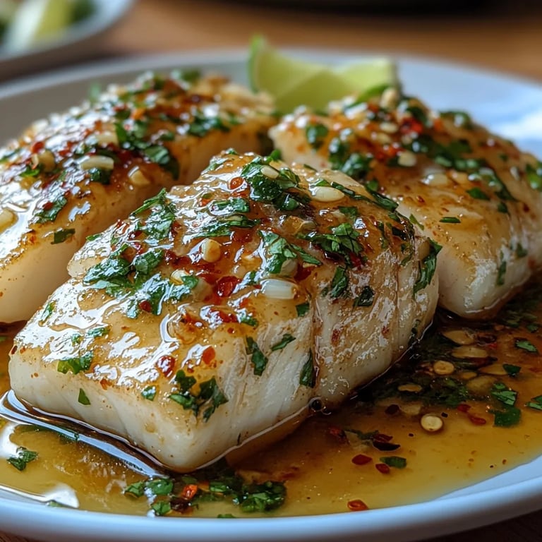 Thailändischer scharfer Limetten-Knoblauch-Dampffisch: Ein Unglaubliches Ultimatives Rezept