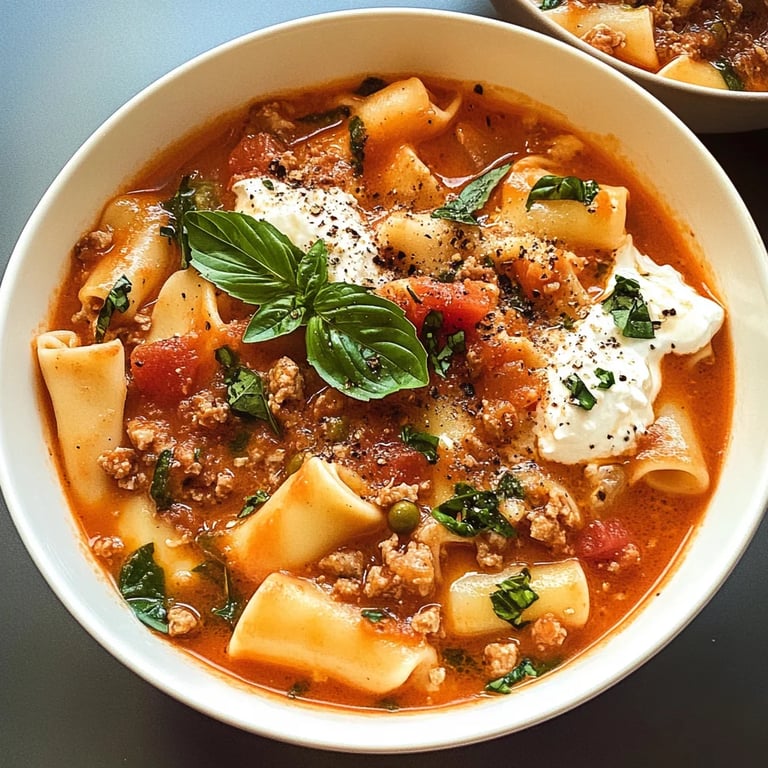 Lasagna Soup
