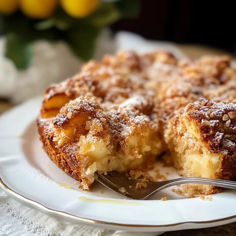 Gesunde Frühstücks-Apfelkrümel