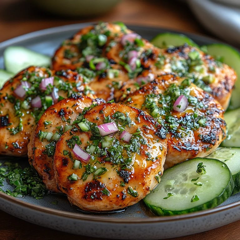 Poulet Épicé avec Salade Crémeuse de Concombre : Une Recette Incroyable Ultime