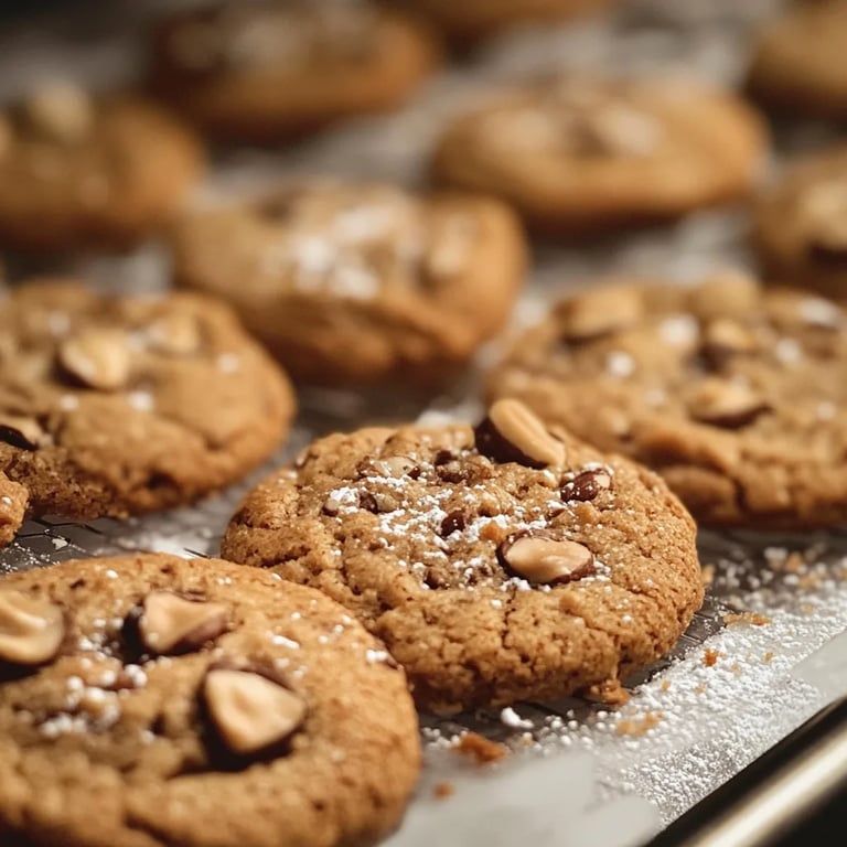 Schokoladenkekse mit Walnüssen