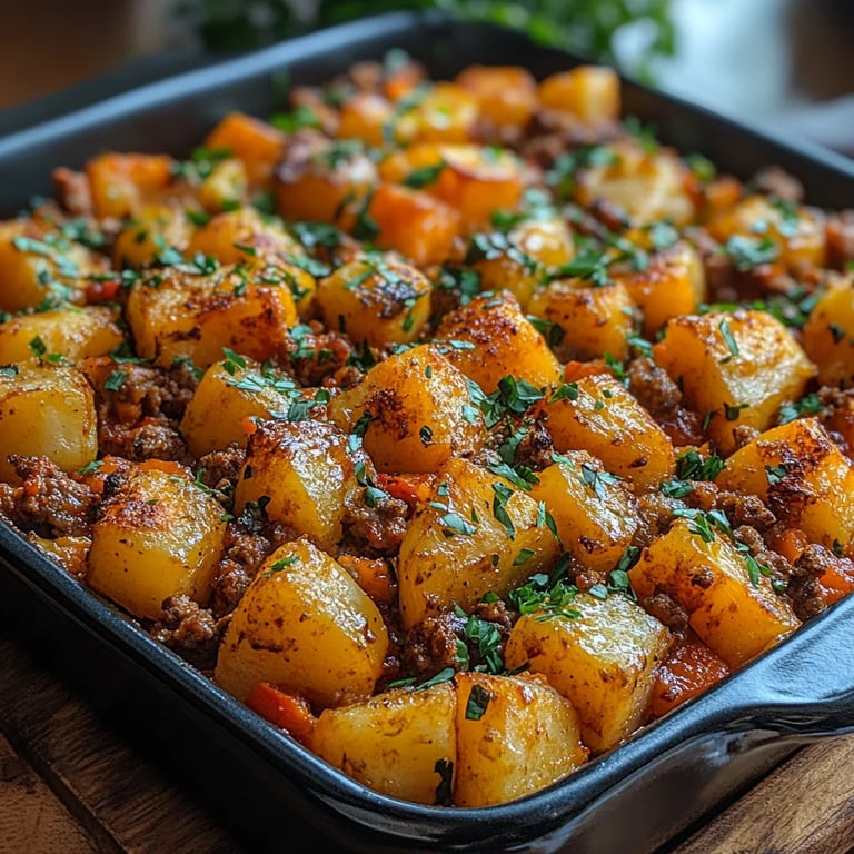 Cazuela de Camote con Pavo Molido: Una Increíble Receta Esencial