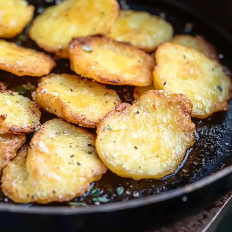 Einfache Kartoffelpuffer vom Grill