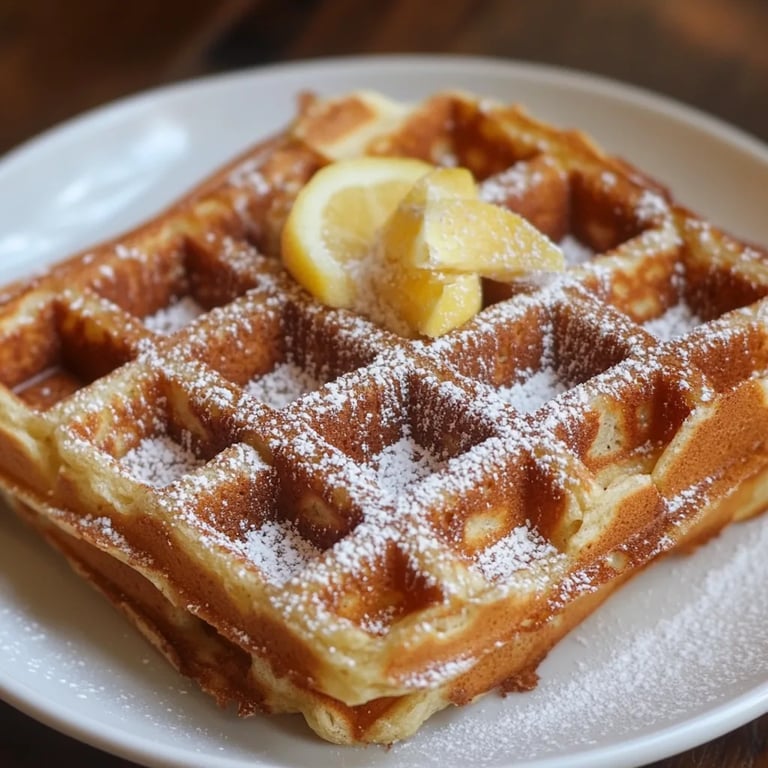 Vegane Waffeln ohne Zucker