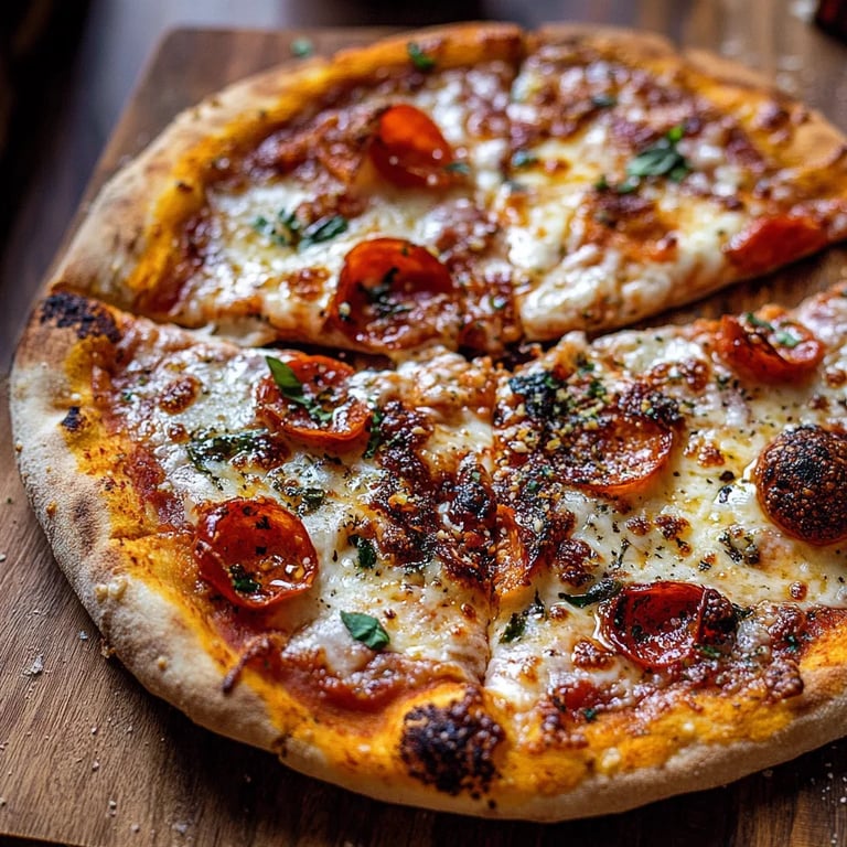 Pizza mit gerösteter roter Paprika und kalabrischem Chili: Ein Unglaubliches Ultimatives Rezept für jede Gelegenheit