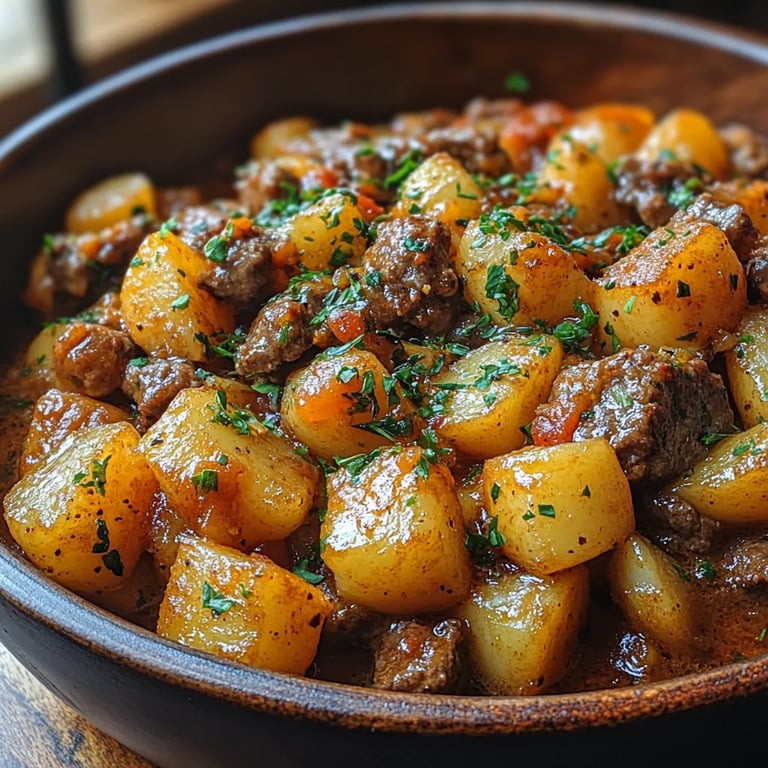 Käsiger Ein-Topf-Rindfleisch-mit-Kartoffeln: Ein Unglaublich Ultimatives Rezept