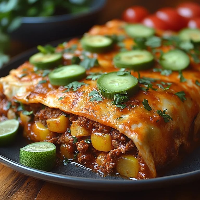 Enchiladas Fáciles de Carne Molida con Queso: Una Increíble Receta Última
