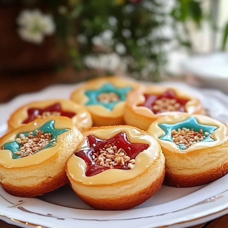 Einfache Buntglas-Kekse