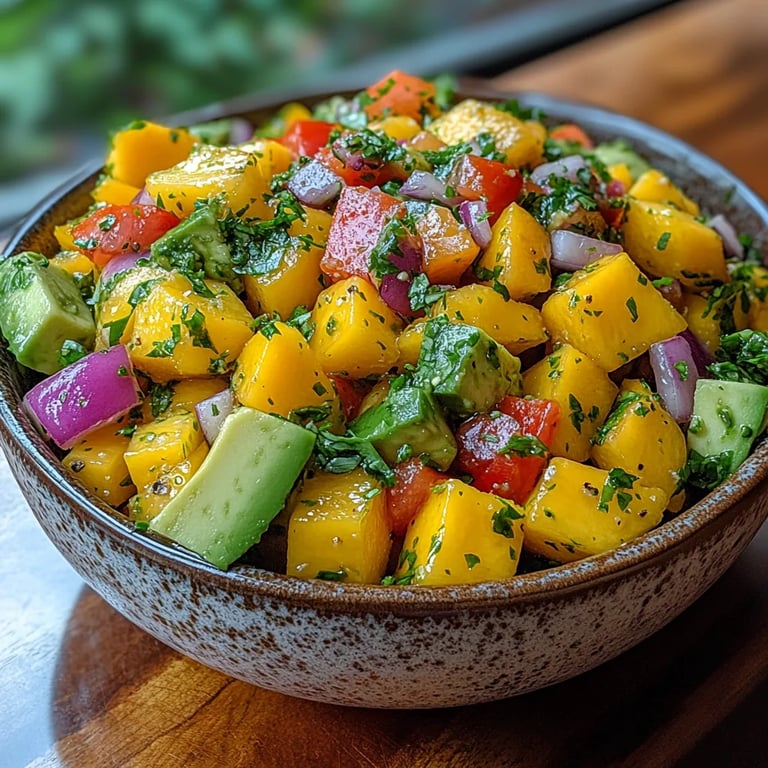 Ensalada de Aguacate y Mango: Una Increíble Receta Perfecta