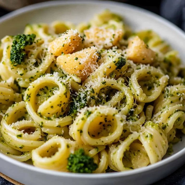 Einfache gesunde Brokkoli-Pasta