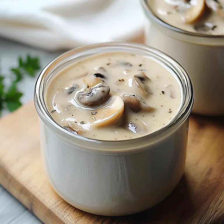 Homemade Cream Of Mushroom Soup