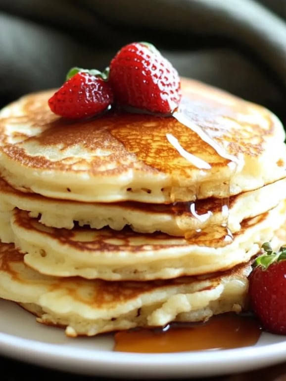 Flourless Cottage Cheese Pancakes