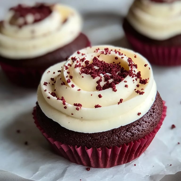 Crumbl Copy Cat Red Velvet Cupcake Cookies