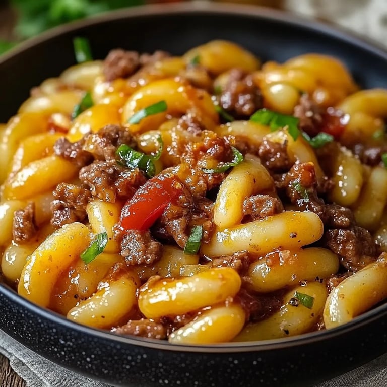 Gnocchi mit Rinderhackfleisch