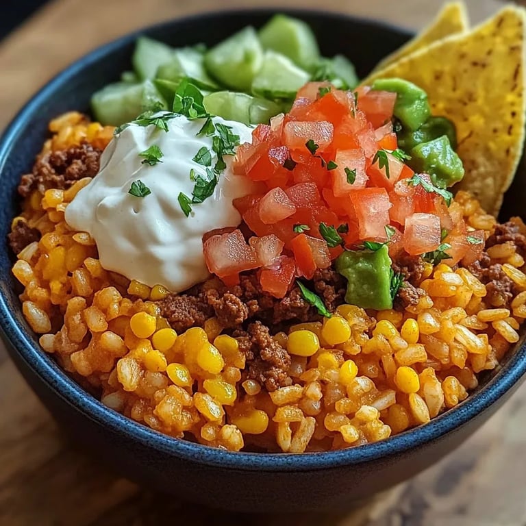Taco Rice Bowl with Doritos: An Amazing Ultimate Recipe
