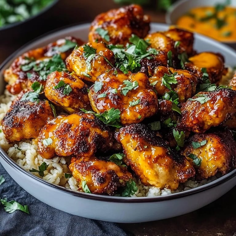 Knusprige Blumenkohl-Buffalo-Wing-Schalen