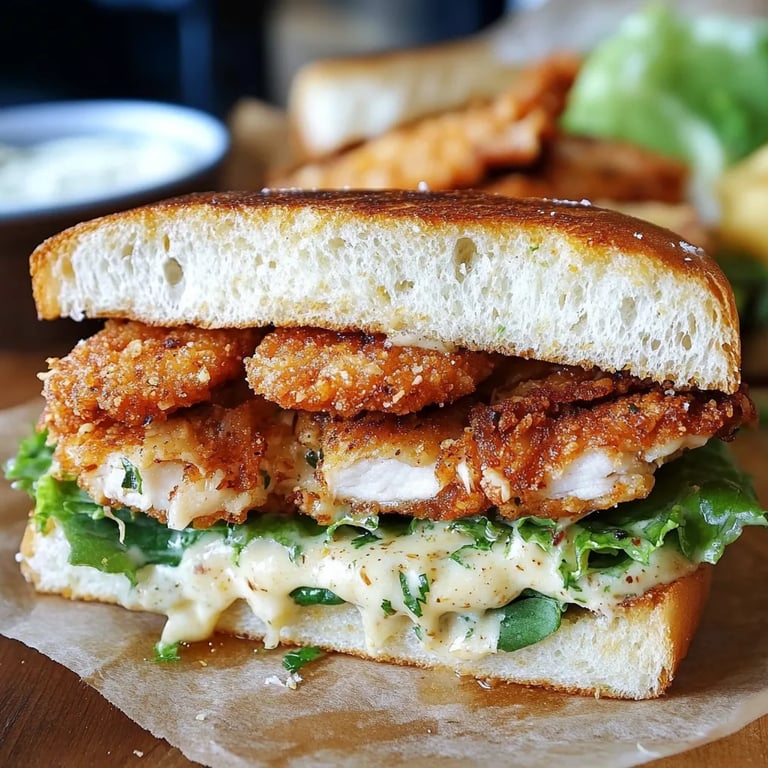 <p>Crispy Chicken Caesar Sandwich: An Incredible Ultimate Recipe with 10 Amazing Tips</p>
