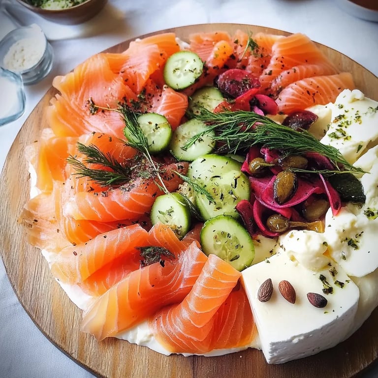 Smoked Salmon & Cream Cheese Board