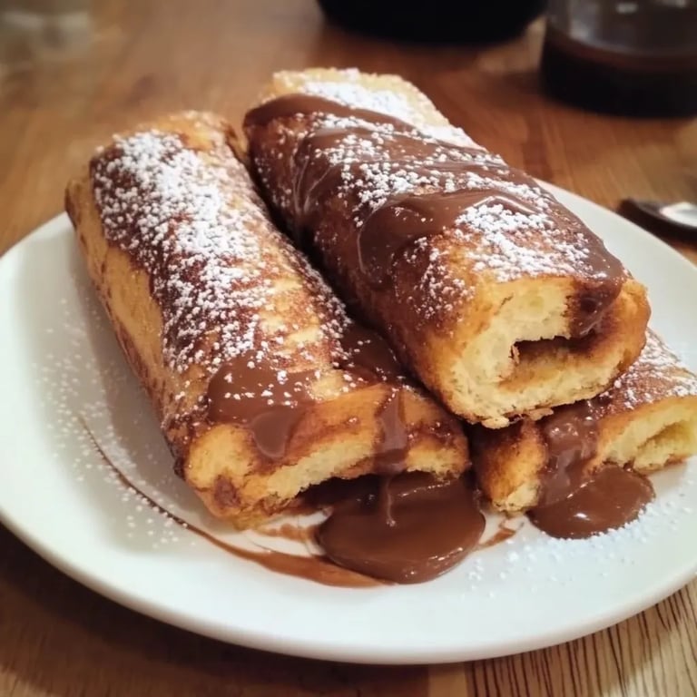 French Toast Röllchen mit Nutella: Ein Unglaubliches Ultimatives Rezept für 4 Personen
